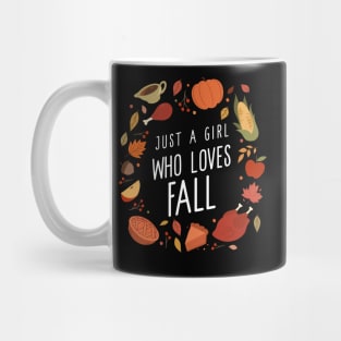 Just A Girl Who Loves Fall Mug